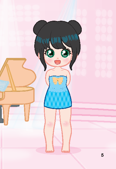 Chibi Fashion Show - Cong Chua Am Nhac