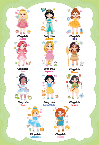 Chibi Fashion Show - Cong Chua Co Tich