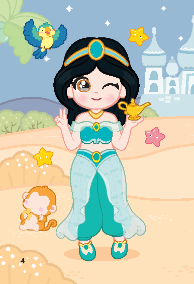 Chibi Fashion Show - Cong Chua Co Tich