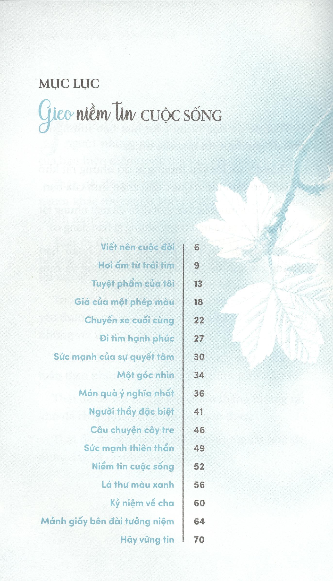 chicken soup for the soul - gieo niềm tin cuộc sống (tái bản)