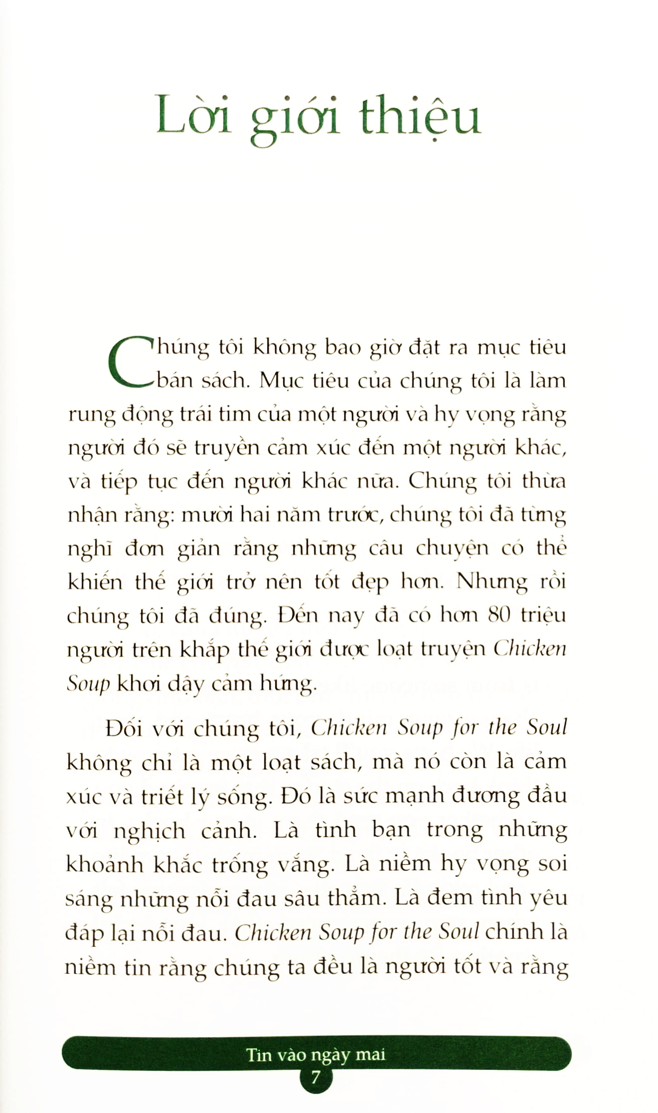 chicken soup for the soul stories for a better world 19 - tin vào ngày mai (tái bản 2023)