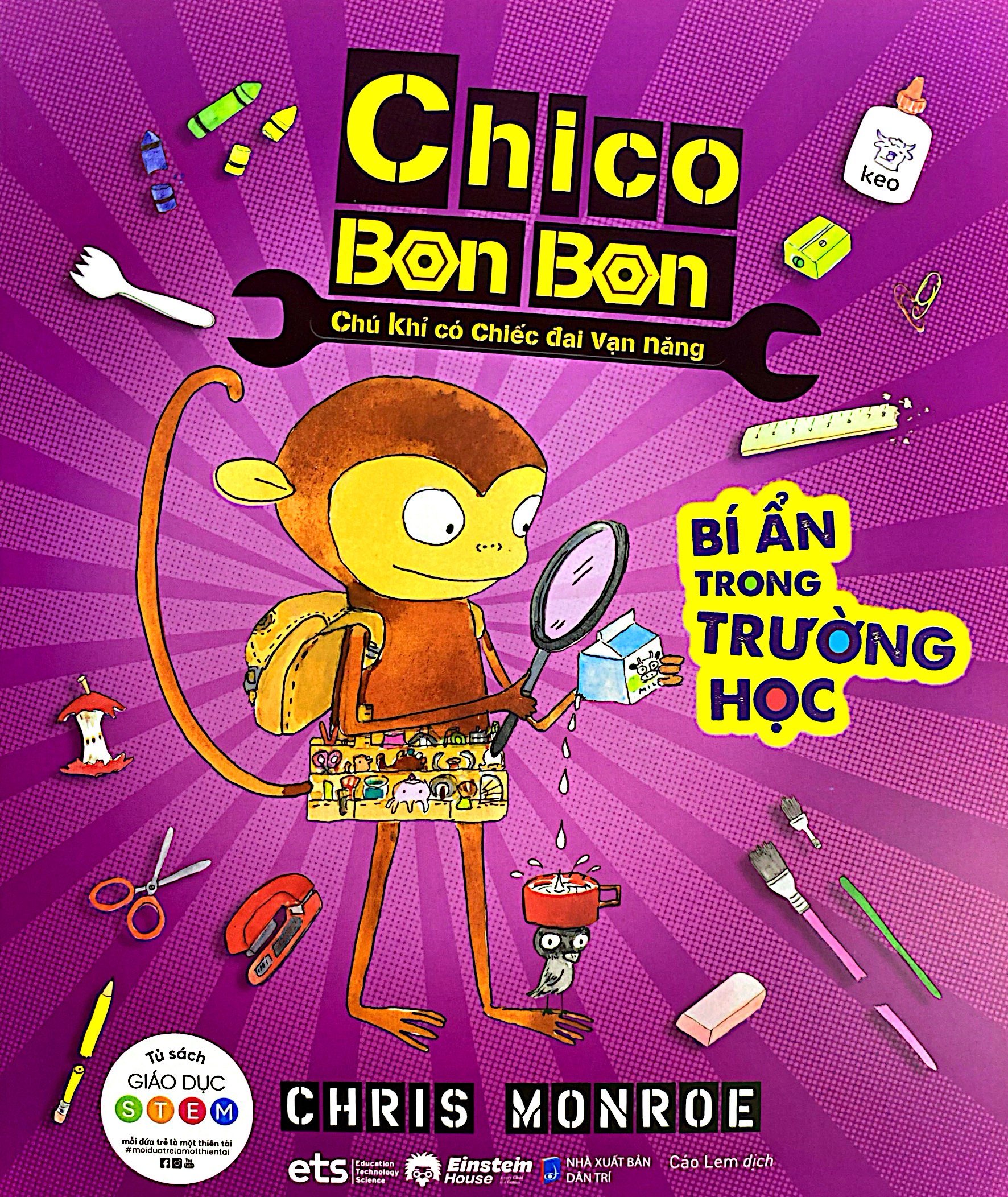 chico bon bon - chú khỉ có chiếc đai vạn năng - bí ẩn trong trường học