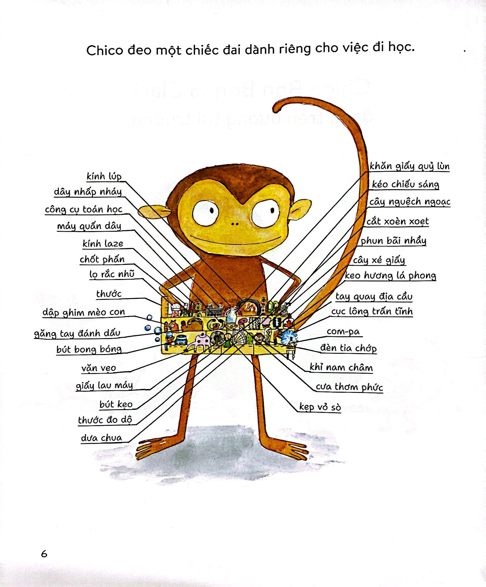 chico bon bon - chú khỉ có chiếc đai vạn năng - bí ẩn trong trường học