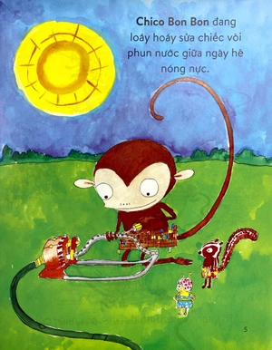 chico bon bon - chú khỉ có chiếc đai vạn năng - chuyện tai quái ngoài bờ biển