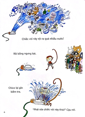 chico bon bon - chú khỉ có chiếc đai vạn năng - chuyện tai quái ngoài bờ biển