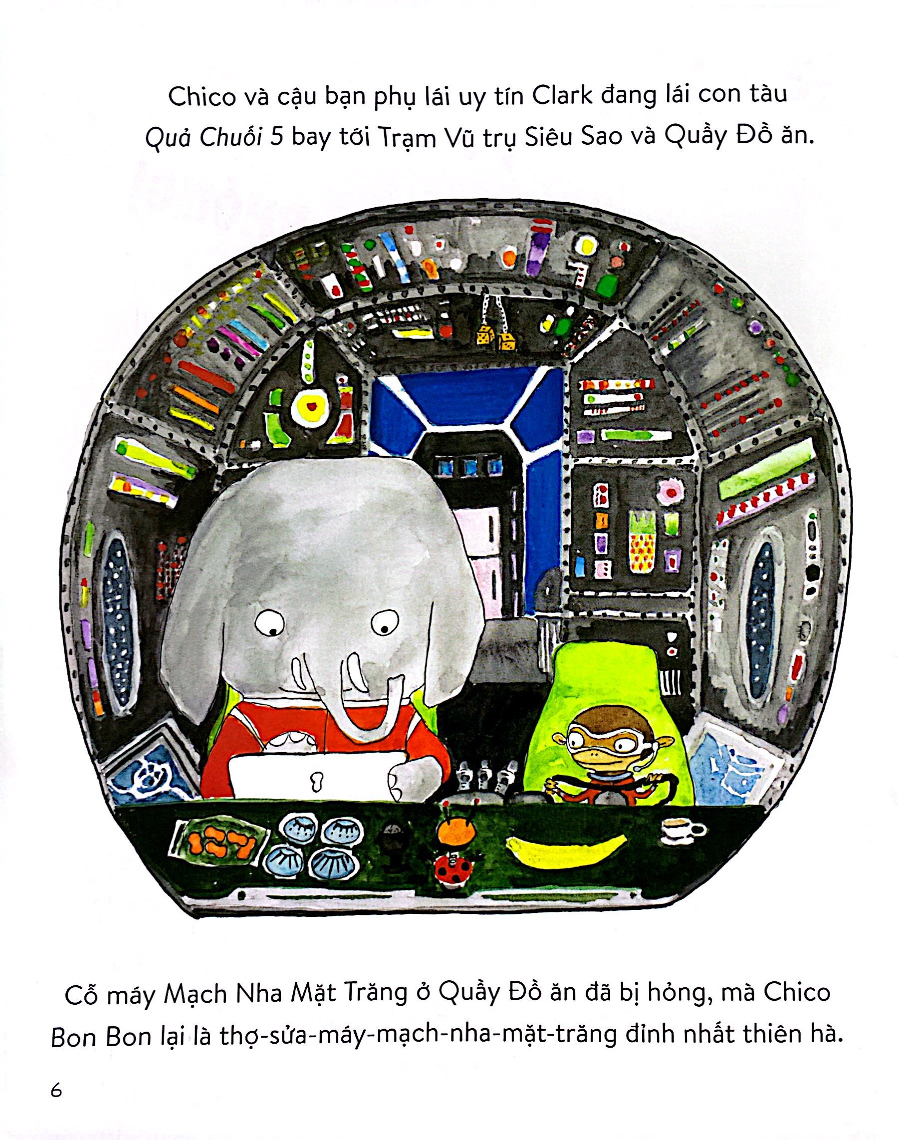 chico bon bon - chú khỉ có chiếc đai vạn năng - nhiệm vụ không gian