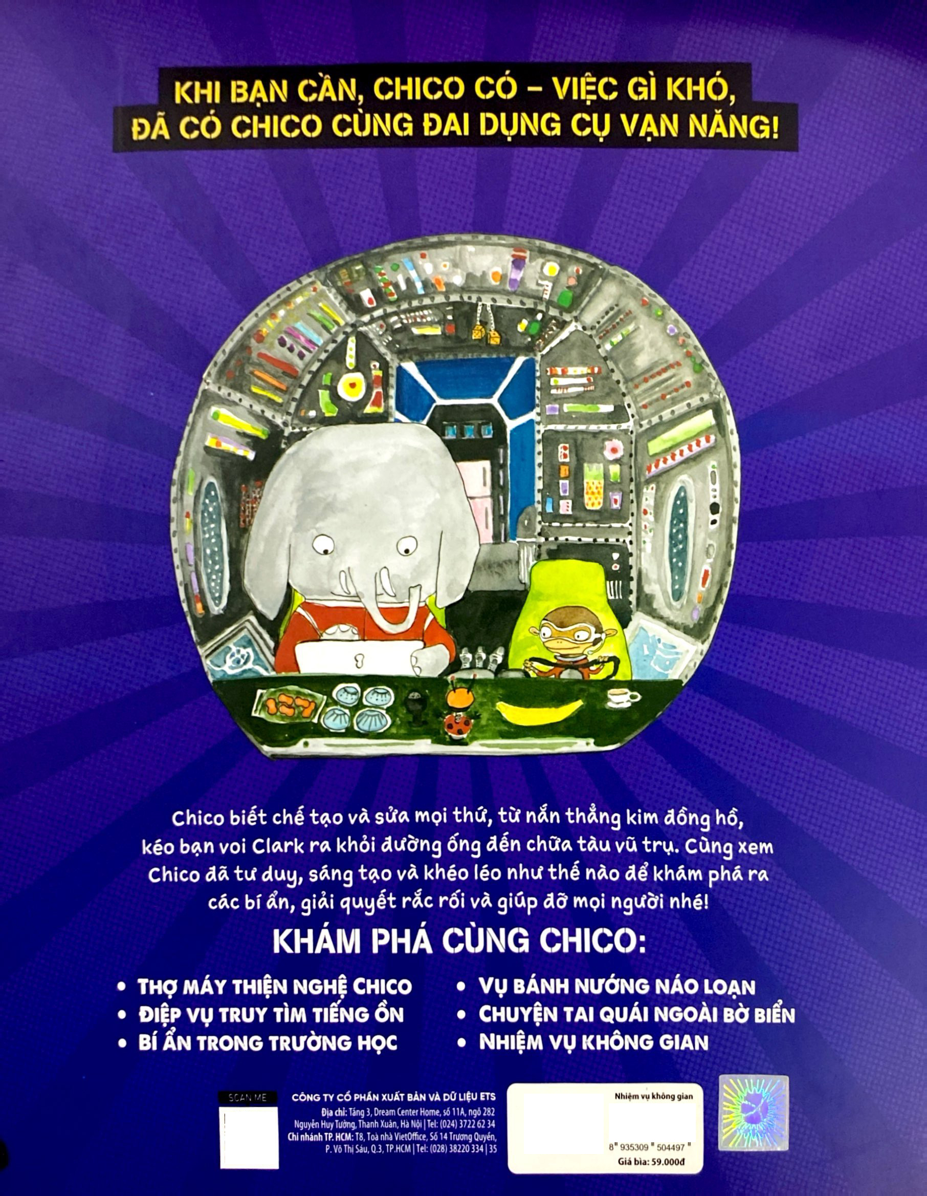 chico bon bon - chú khỉ có chiếc đai vạn năng - nhiệm vụ không gian