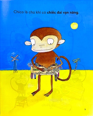 chico bon bon - chú khỉ có chiếc đai vạn năng - thợ máy thiện nghệ chico