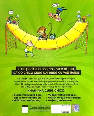 chico bon bon - chú khỉ có chiếc đai vạn năng - thợ máy thiện nghệ chico