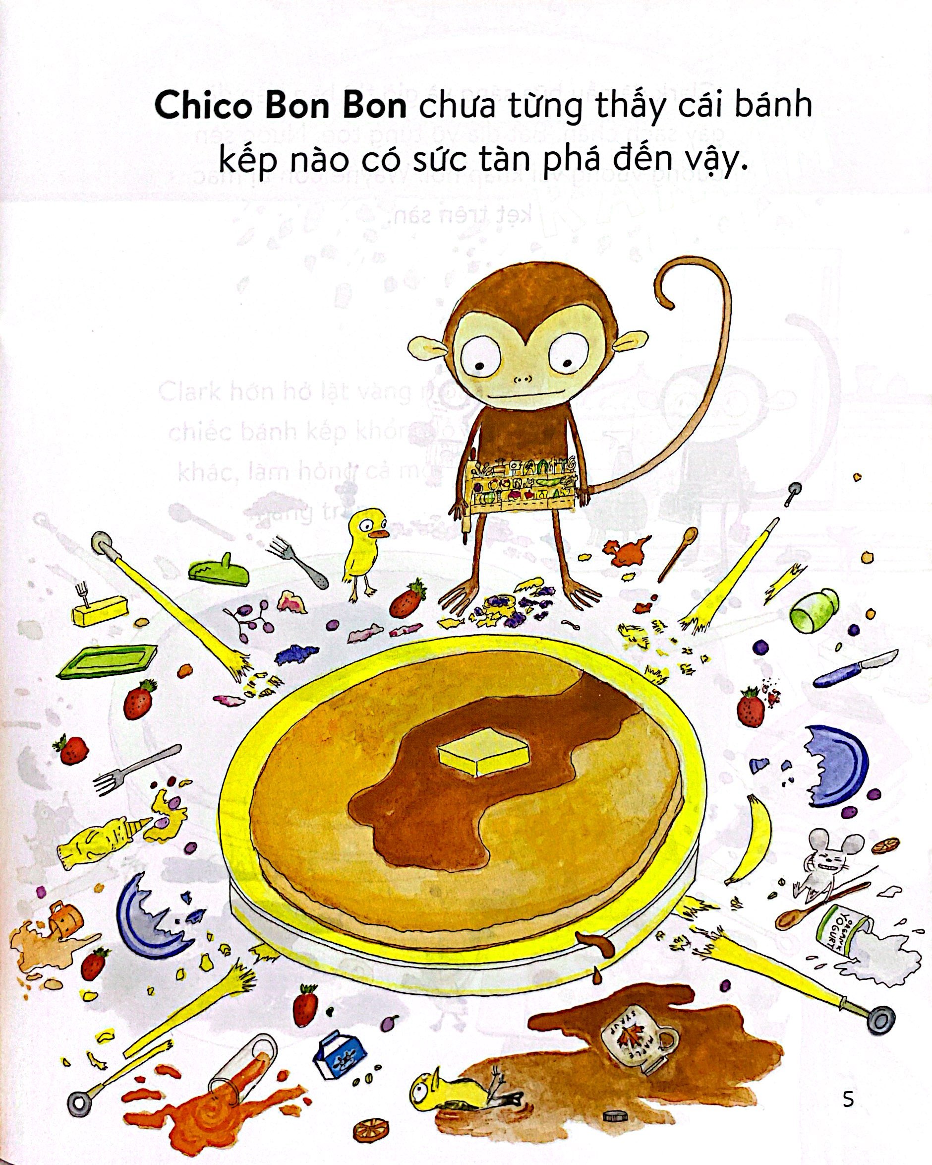 chico bon bon - chú khỉ có chiếc đai vạn năng - vụ bánh nướng náo loạn