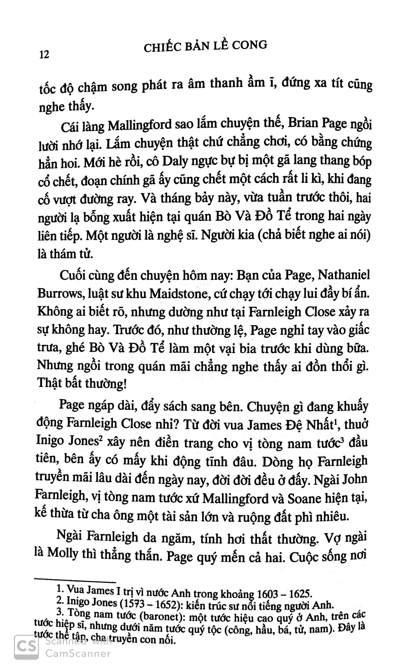 chiếc bản lề cong