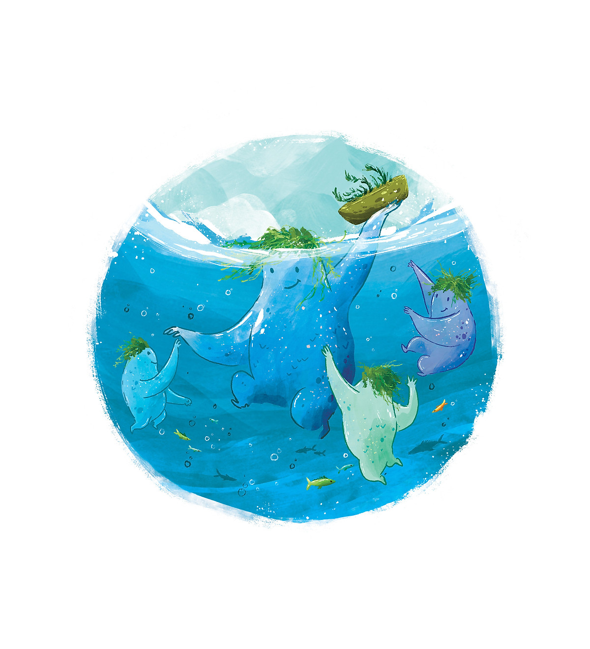 chiếc bánh rong biển cuối cùng (hãy trở thành người hùng đại dương!) song ngữ anh-việt