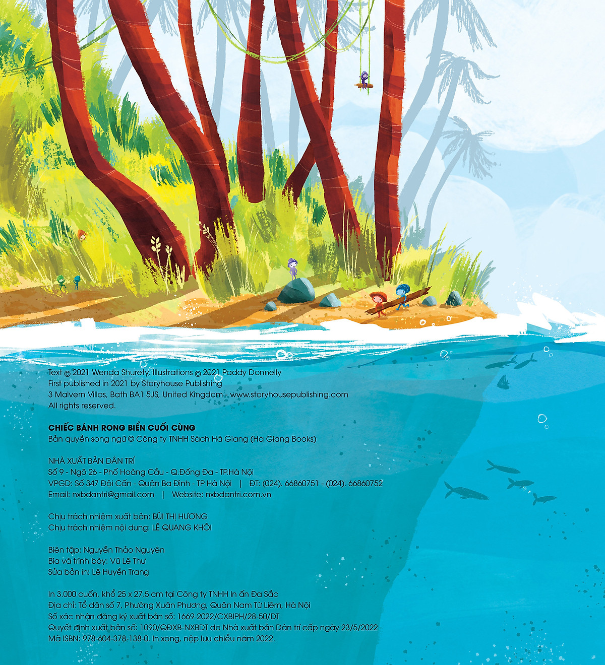 chiếc bánh rong biển cuối cùng (hãy trở thành người hùng đại dương!) song ngữ anh-việt