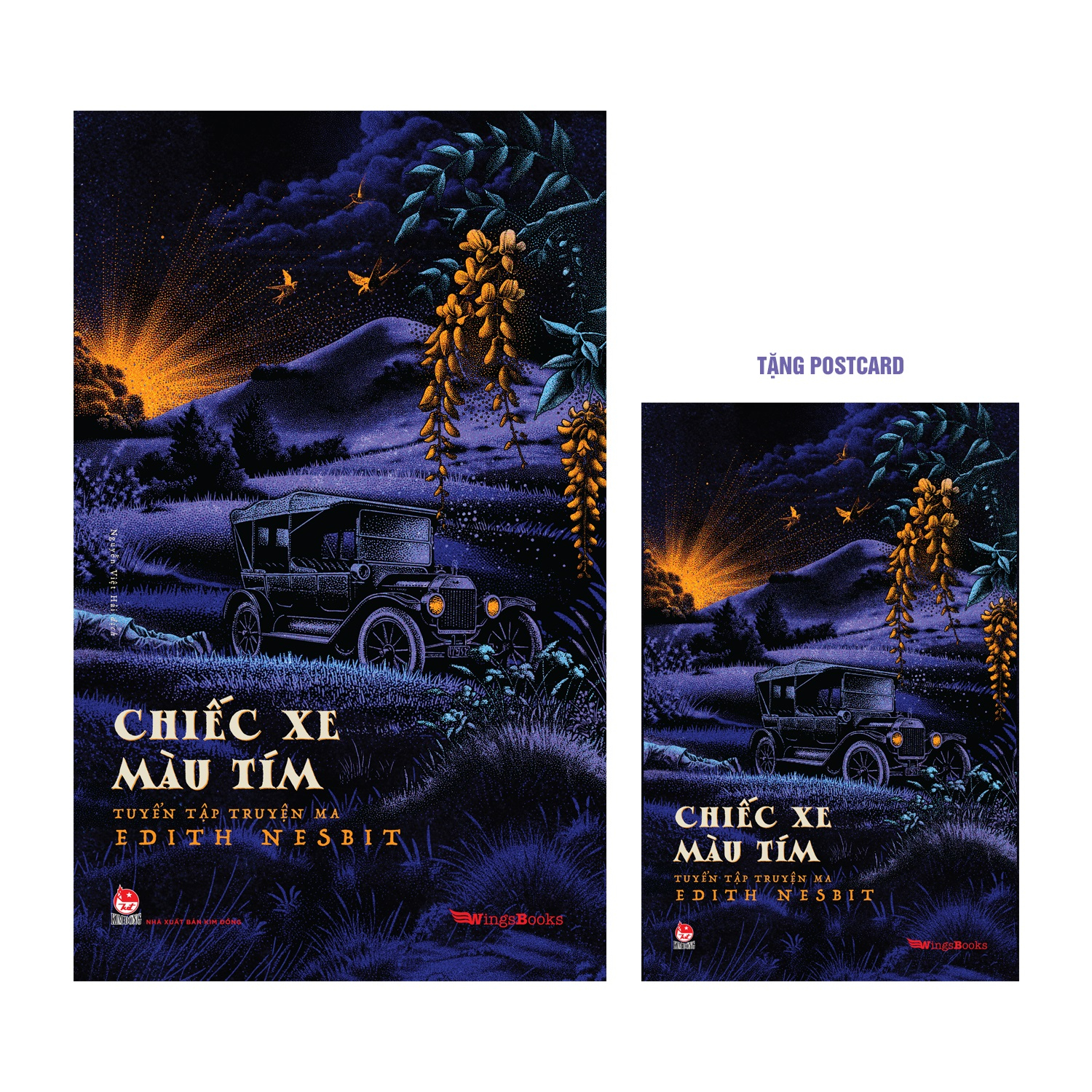 Chiec Xe Mau Tim - Tuyen Tap Truyen Ma Edith Nesbit - Tang Kem Postcard