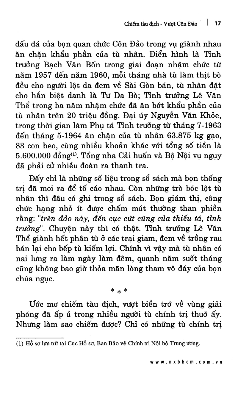 chiếm tàu địch vượt côn đảo - tái bản 2019