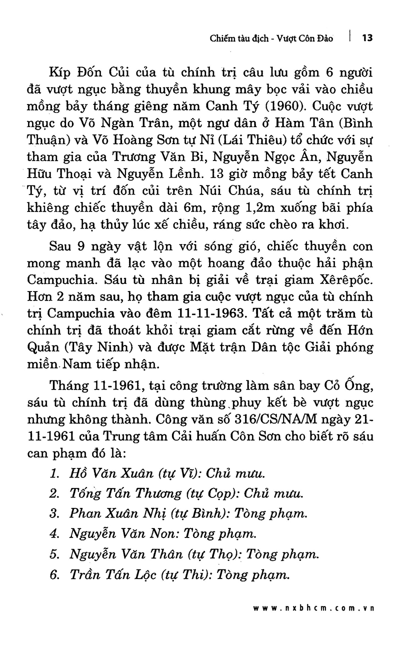 chiếm tàu địch vượt côn đảo - tái bản 2019