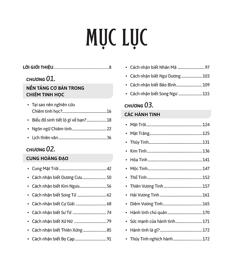 chiêm tinh học cơ bản - luận giải cuộc đời qua biểu đồ chiêm tinh