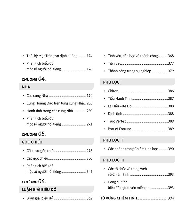 chiêm tinh học cơ bản - luận giải cuộc đời qua biểu đồ chiêm tinh