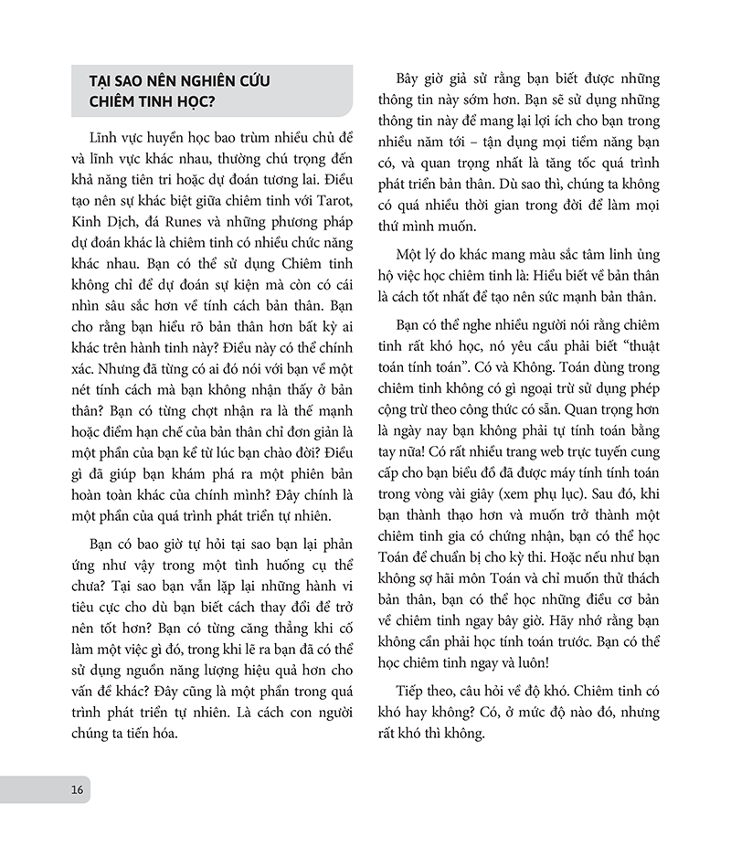 chiêm tinh học cơ bản - luận giải cuộc đời qua biểu đồ chiêm tinh