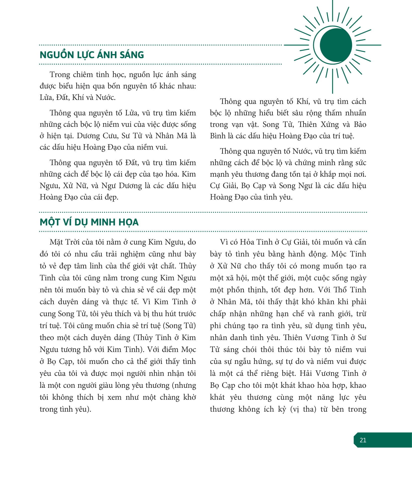 chiêm tinh học dưới góc nhìn tâm linh