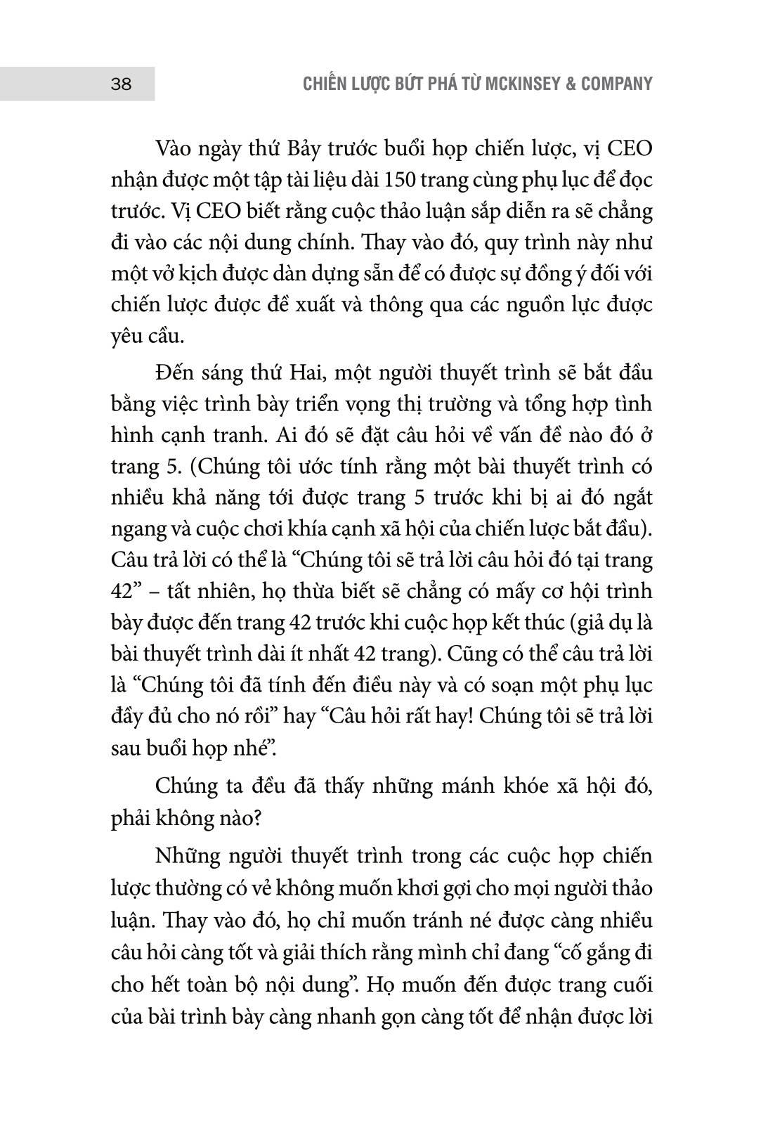 chiến lược bứt phá từ mckinsey và company