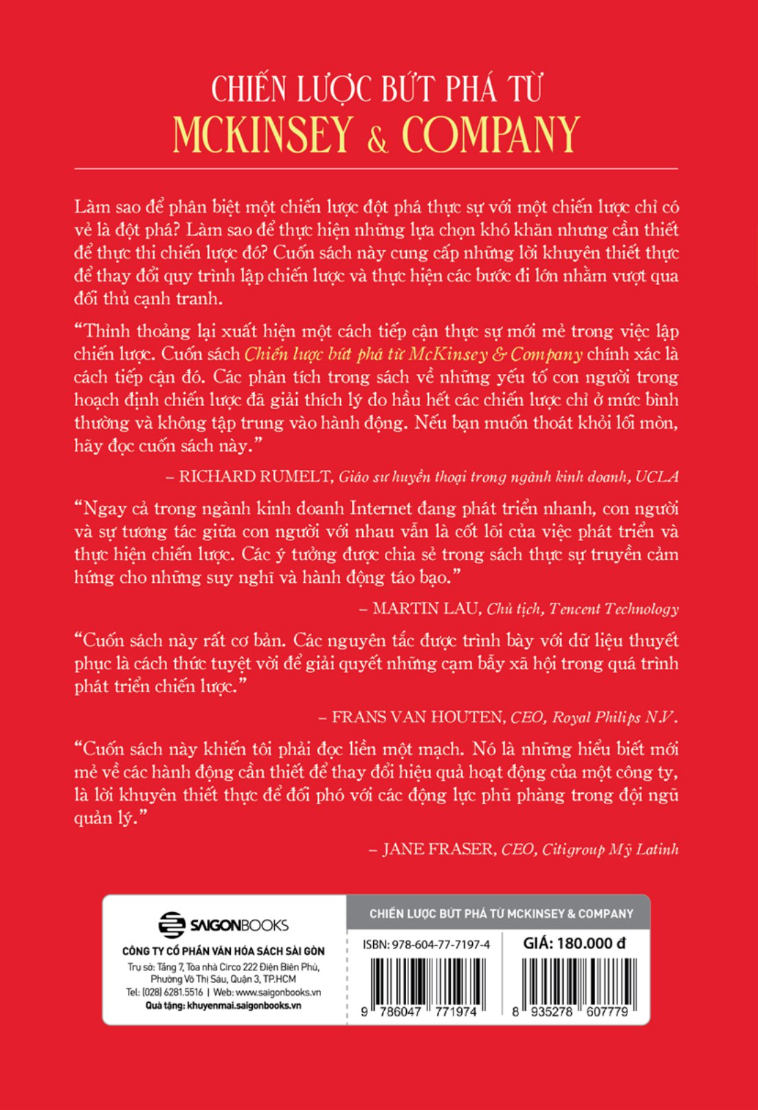 chiến lược bứt phá từ mckinsey và company