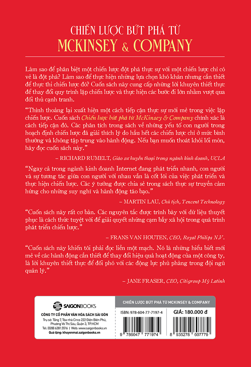 chiến lược bứt phá từ mckinsey và company