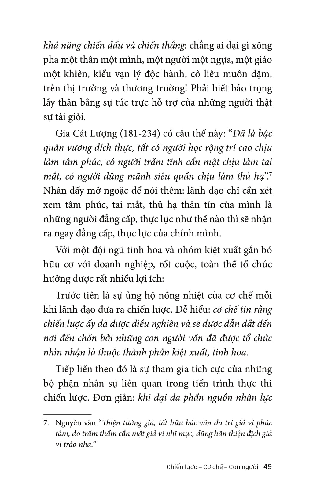 chiến lược - cơ chế - con người: thế kiềng 3c của tồn vinh doanh nghiệp