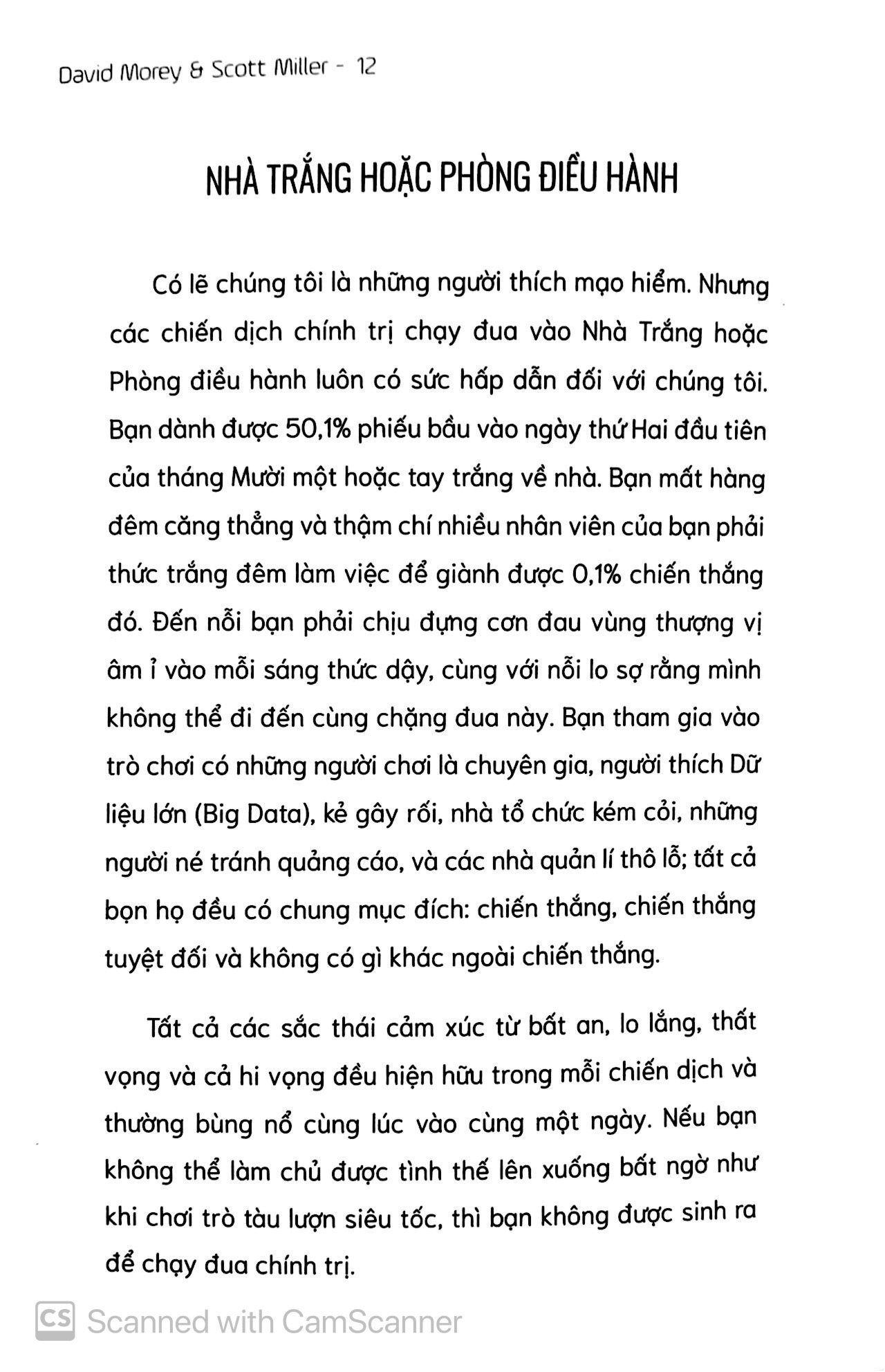 chiến lược để dẫn đầu - bài học kinh doanh từ 10 chiến dịch tranh cử điển hình