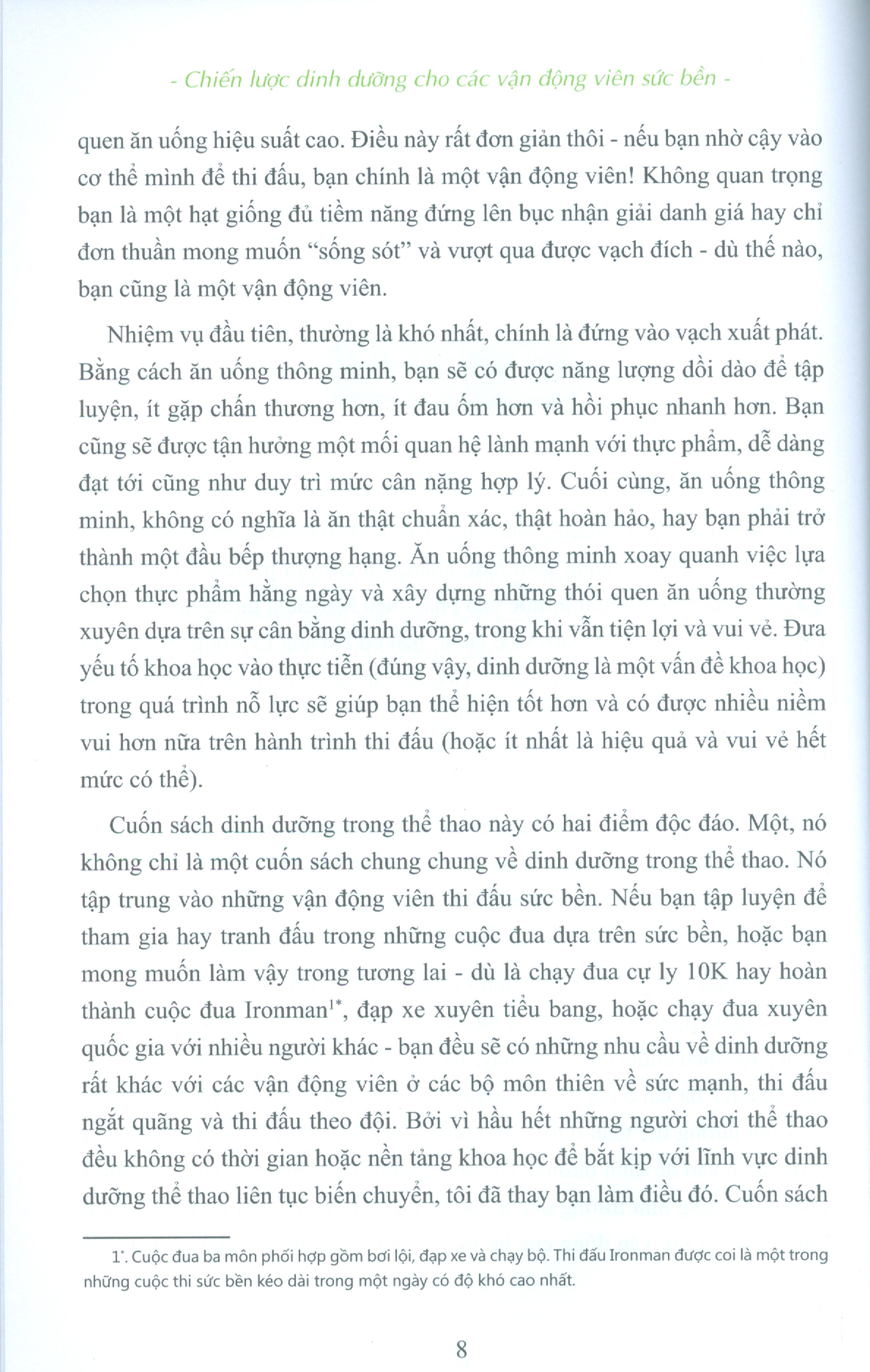 chiến lược dinh dưỡng cho các vận động viên sức bền