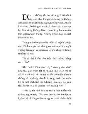 chiến lược giao dịch của jesse livermore