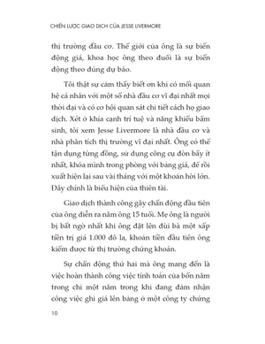 chiến lược giao dịch của jesse livermore