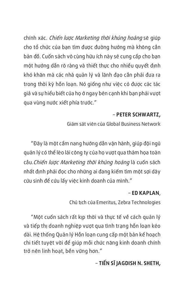 chiến lược marketing thời khủng hoảng