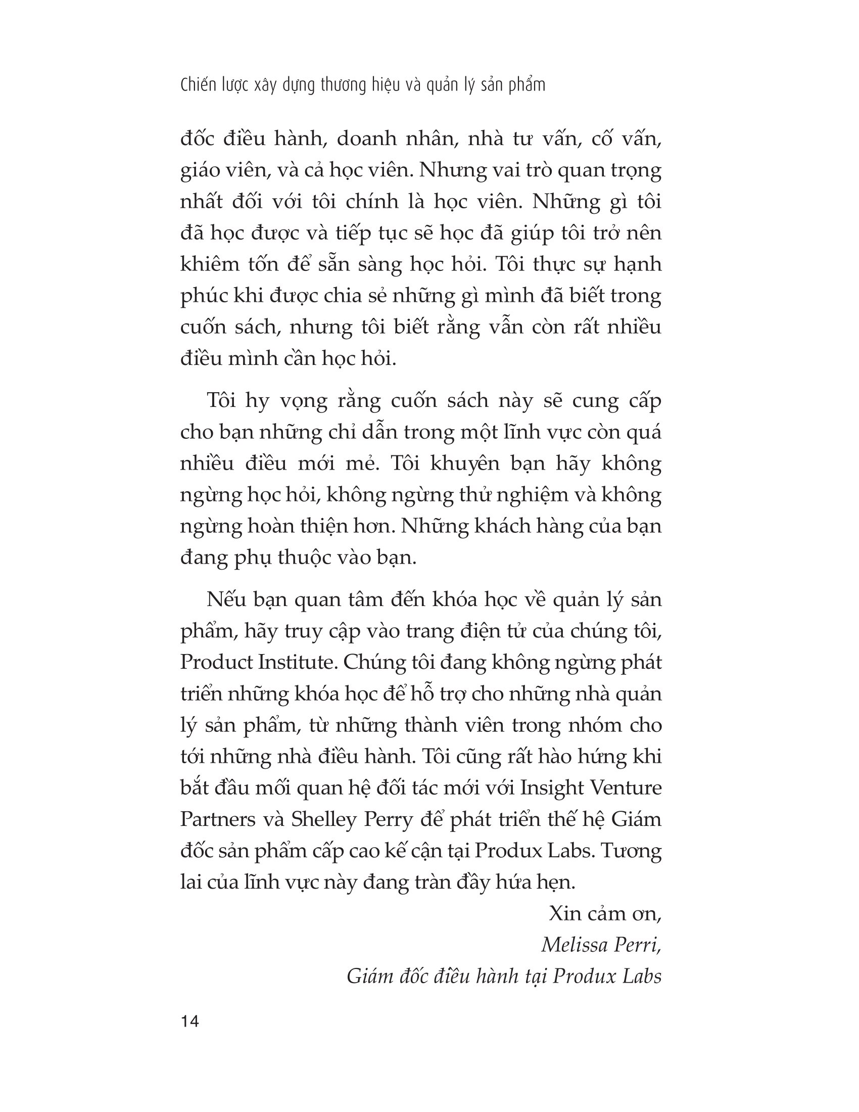 chiến lược xây dựng thương hiệu và quản lý sản phẩm