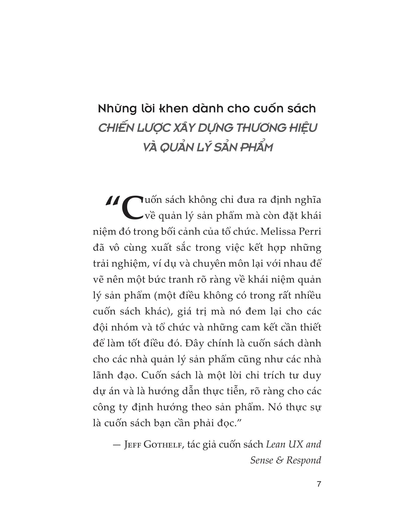 chiến lược xây dựng thương hiệu và quản lý sản phẩm