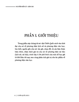 chiến quốc sách - nguyễn hiến lê