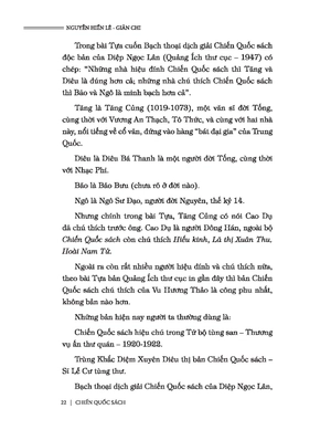 chiến quốc sách - nguyễn hiến lê