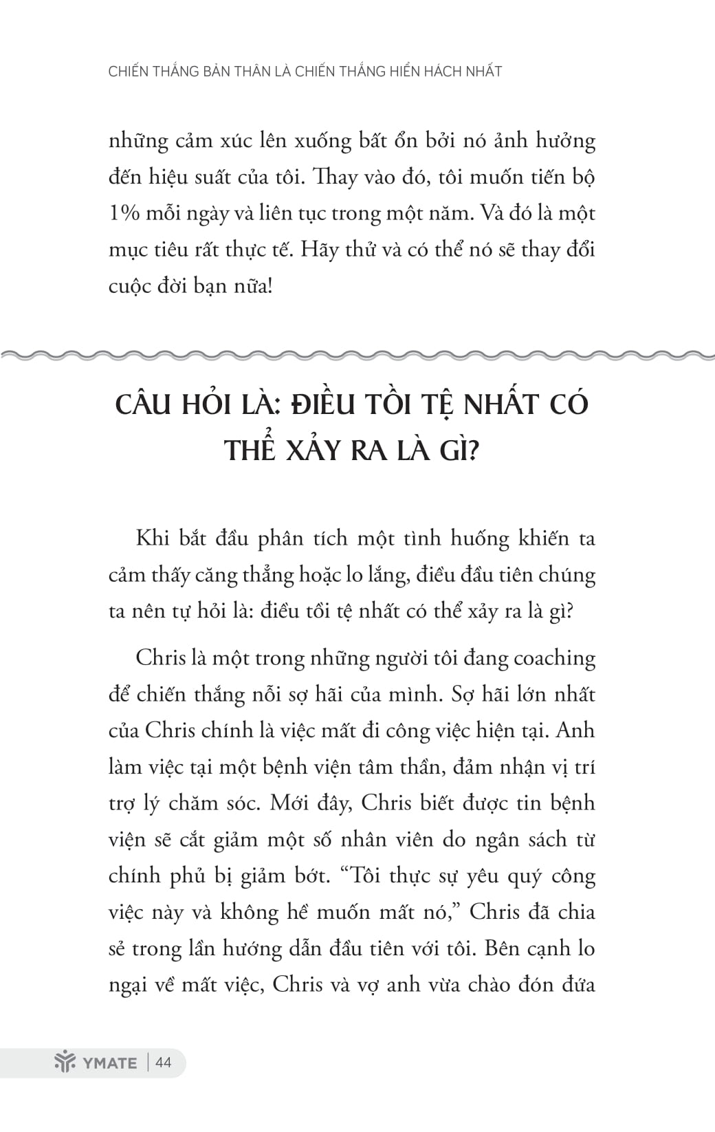 chiến thắng bản thân là chiến thắng hiển hách nhất