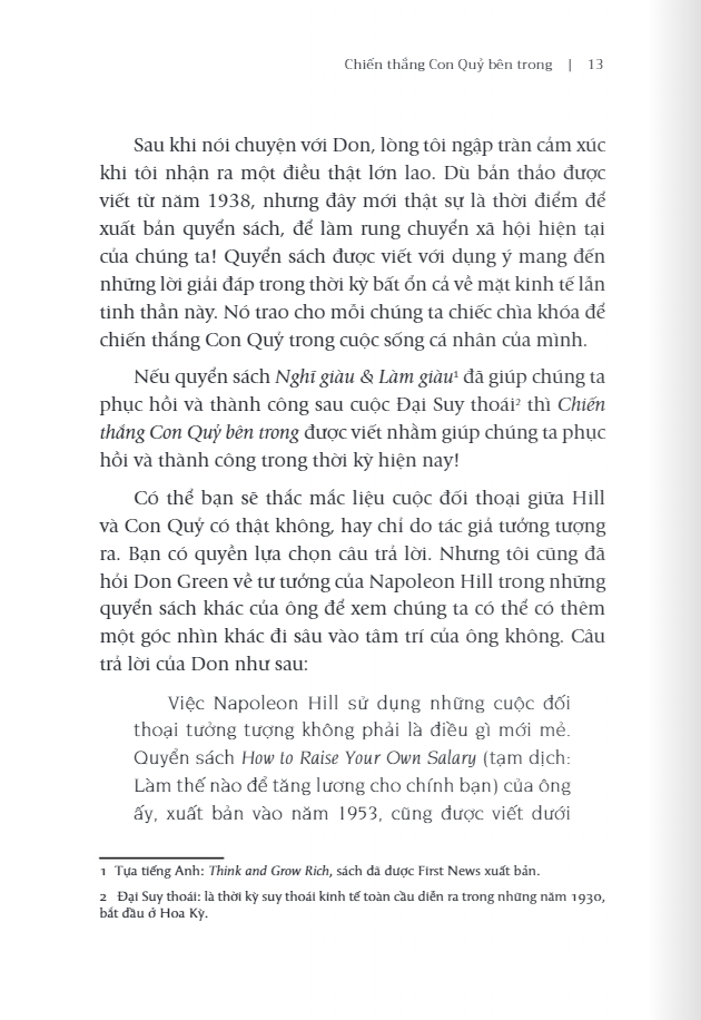 chiến thắng con quỷ bên trong - để tự do và thành công