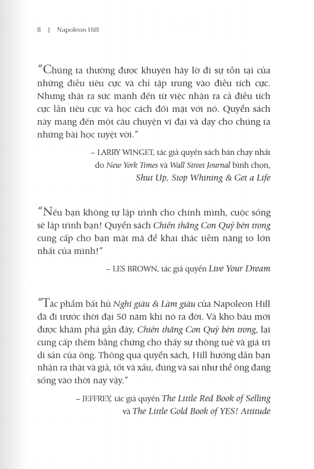 chiến thắng con quỷ bên trong - để tự do và thành công