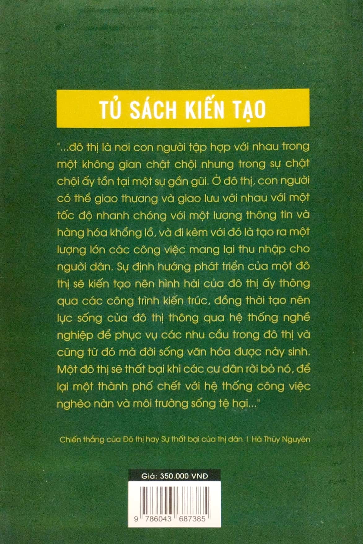 chiến thắng của đô thị (tái bản 2022)