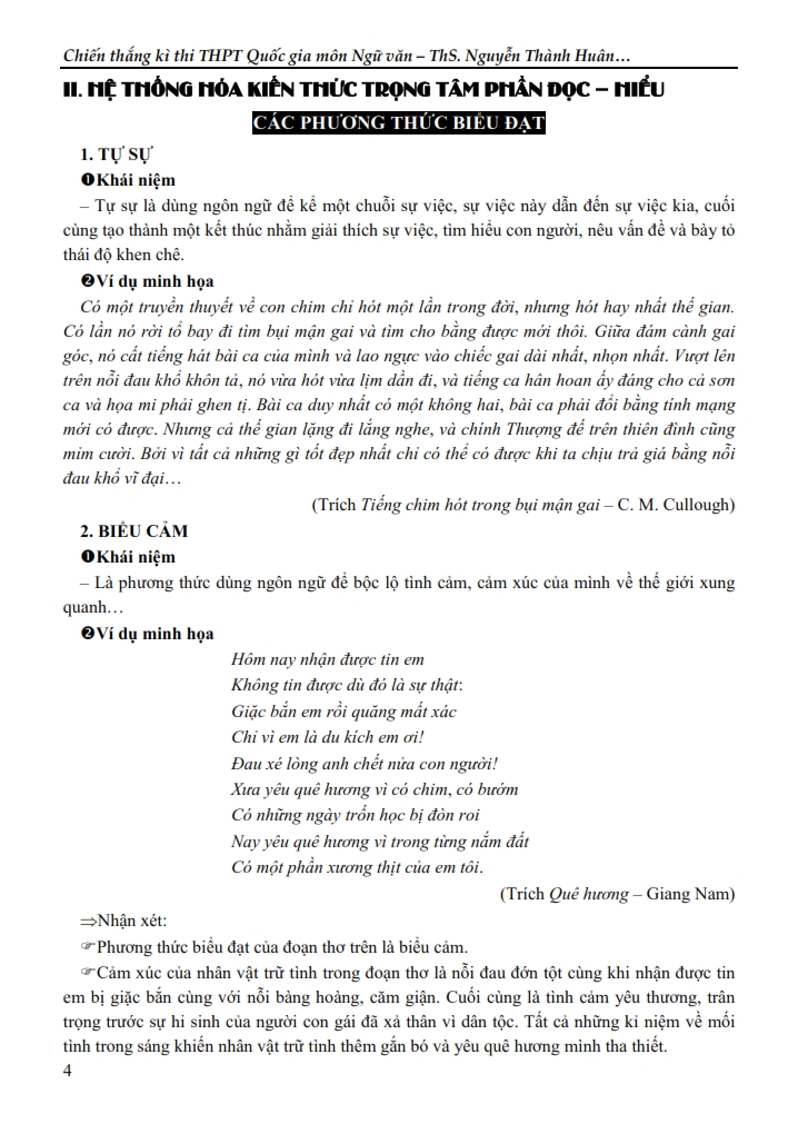 chiến thắng kì thi thpt quốc gia 2018 môn ngữ văn