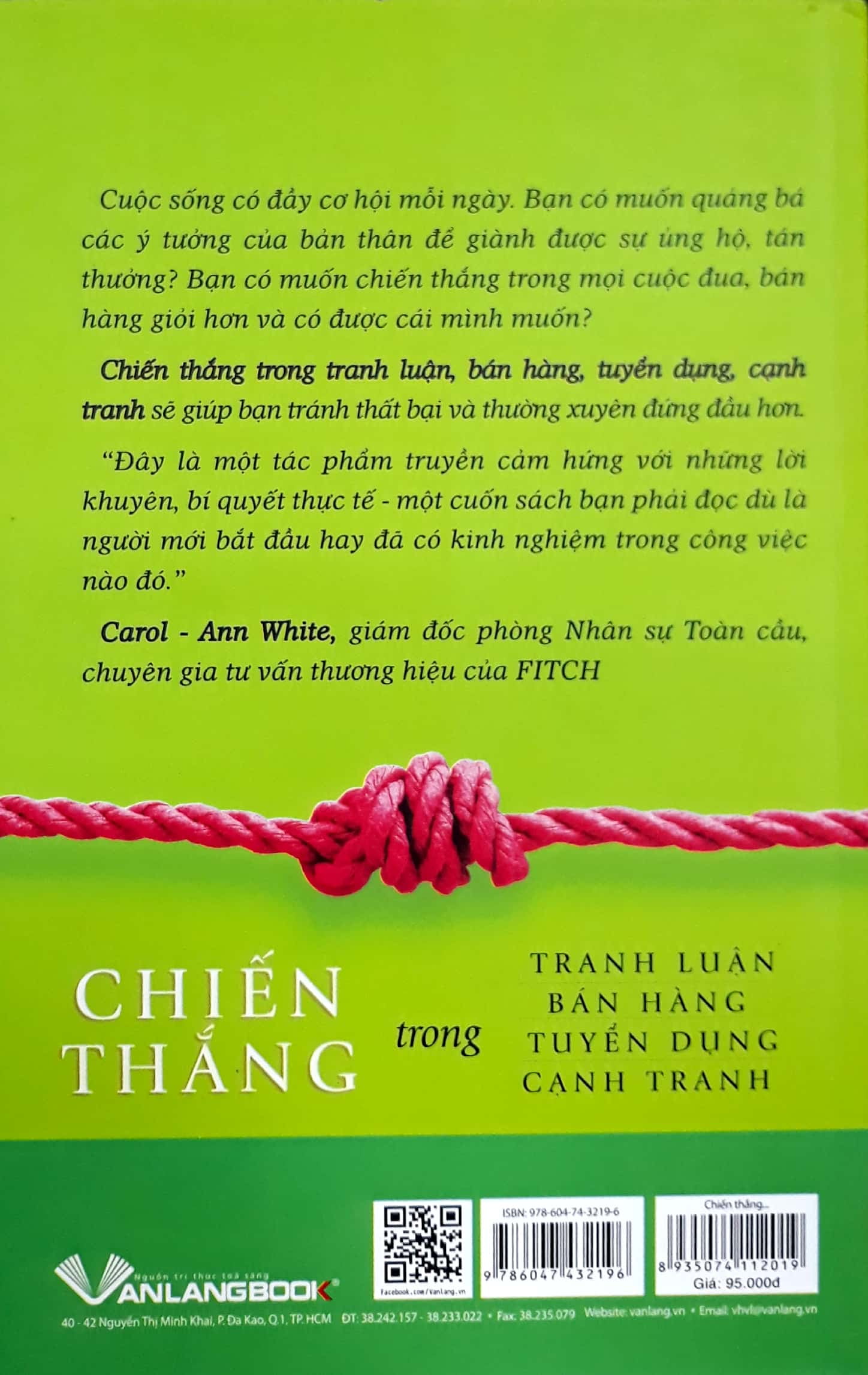 chiến thắng trong tranh luận, bán hàng, tuyển dụng, cạnh tranh