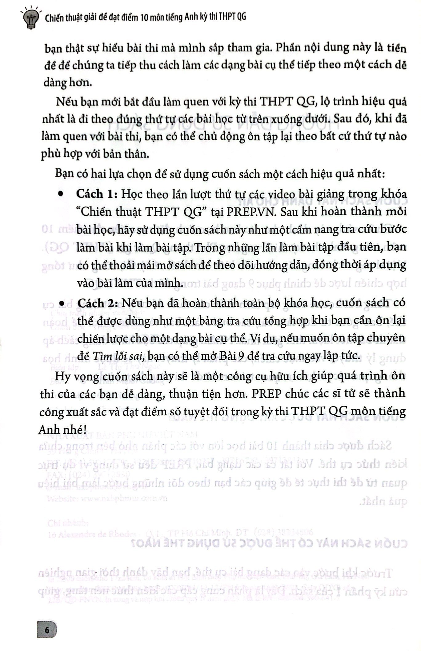 chiến thuật giải đề đạt điểm 10 môn tiếng anh kì thi trung học phổ thông quốc gia