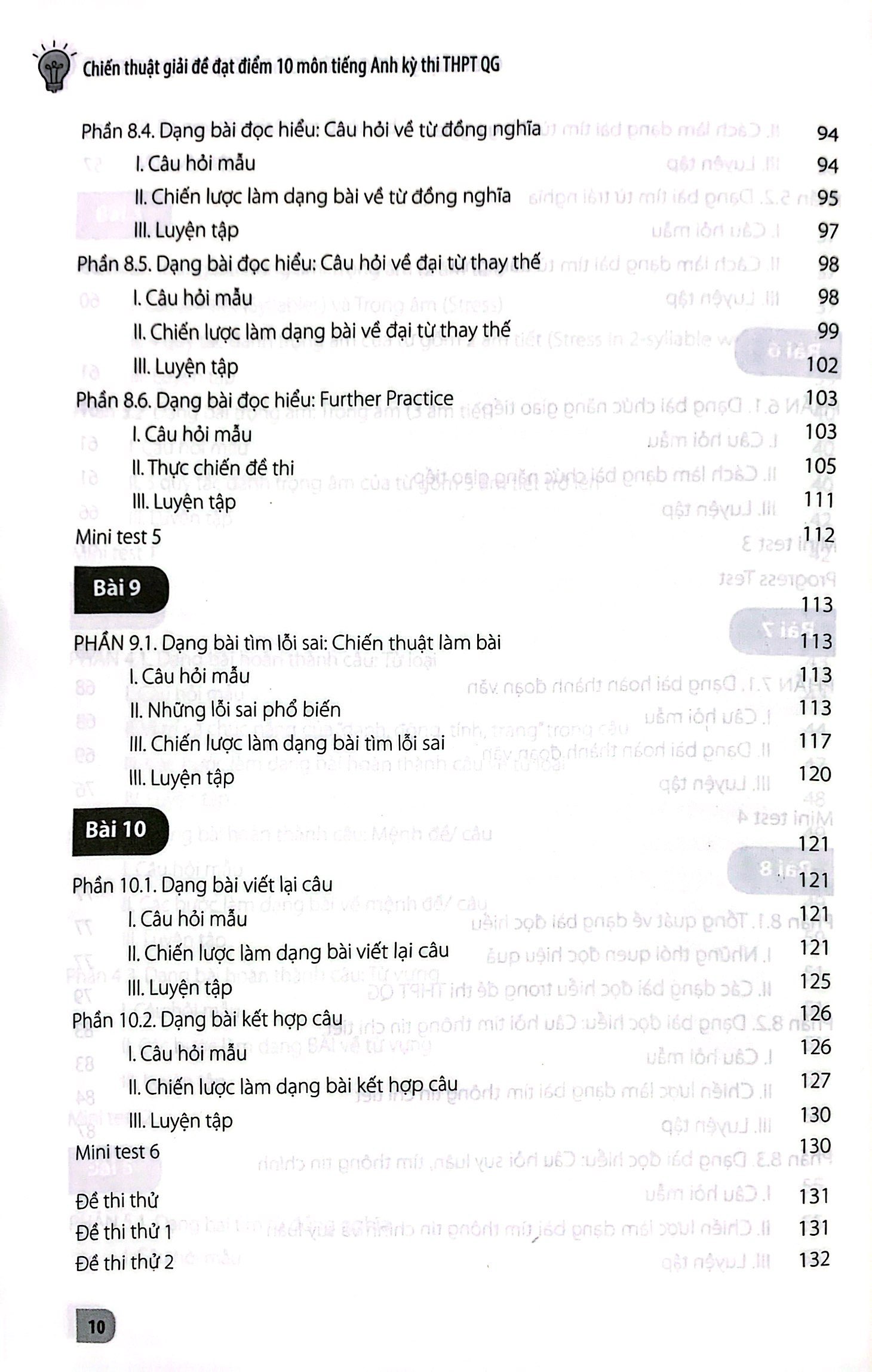 chiến thuật giải đề đạt điểm 10 môn tiếng anh kì thi trung học phổ thông quốc gia