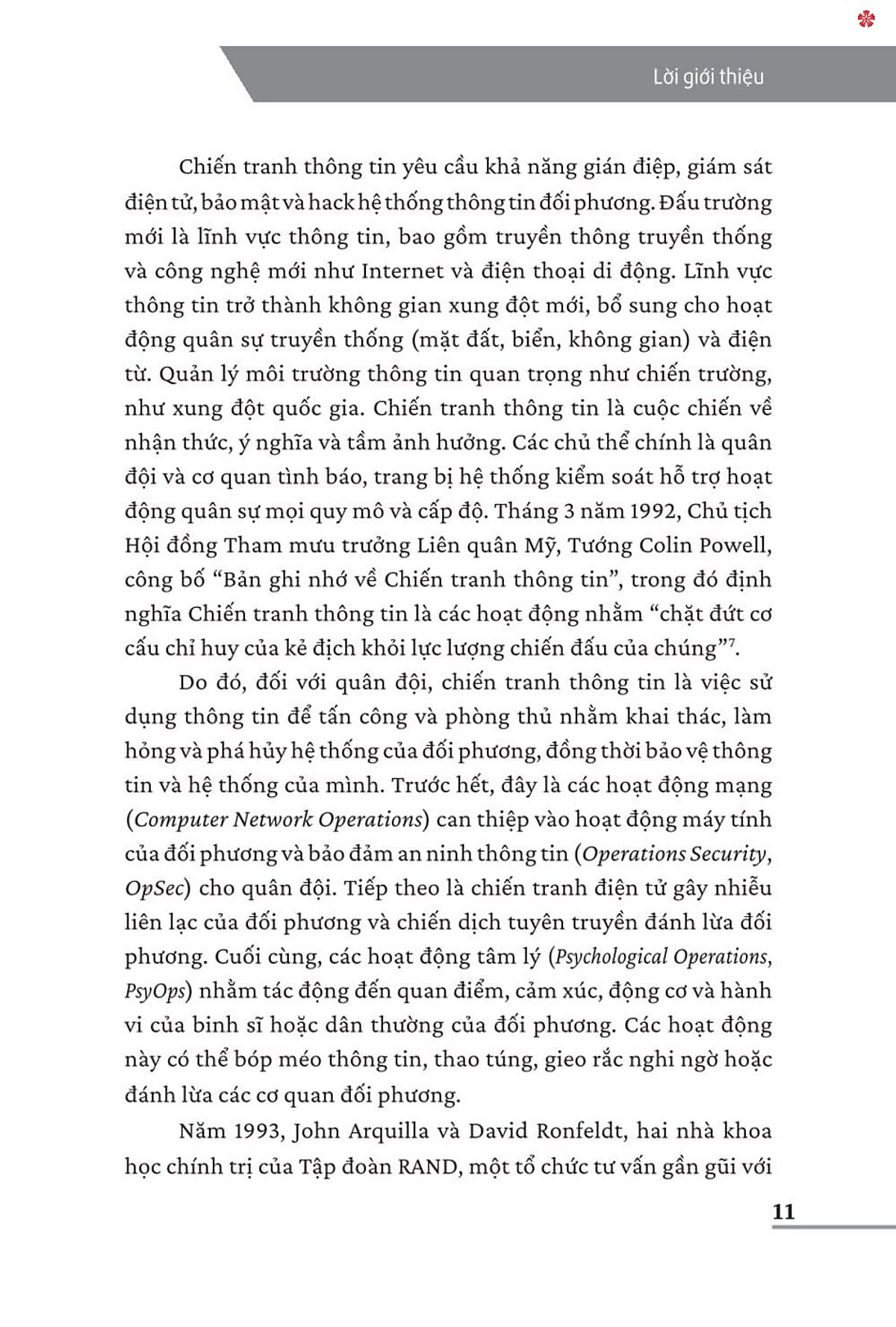 chiến tranh thông tin - các quốc gia trong cuộc đua chinh phục tâm trí con người