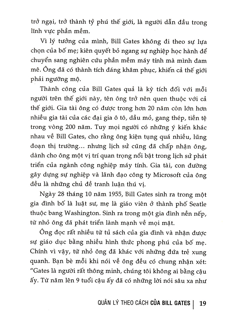 chiêu bài quản lý vàng của bill gates (2016)