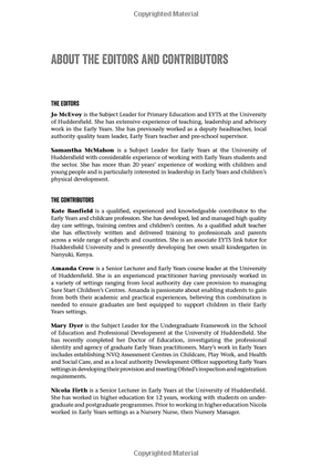 child centred planning in the early years foundation stage