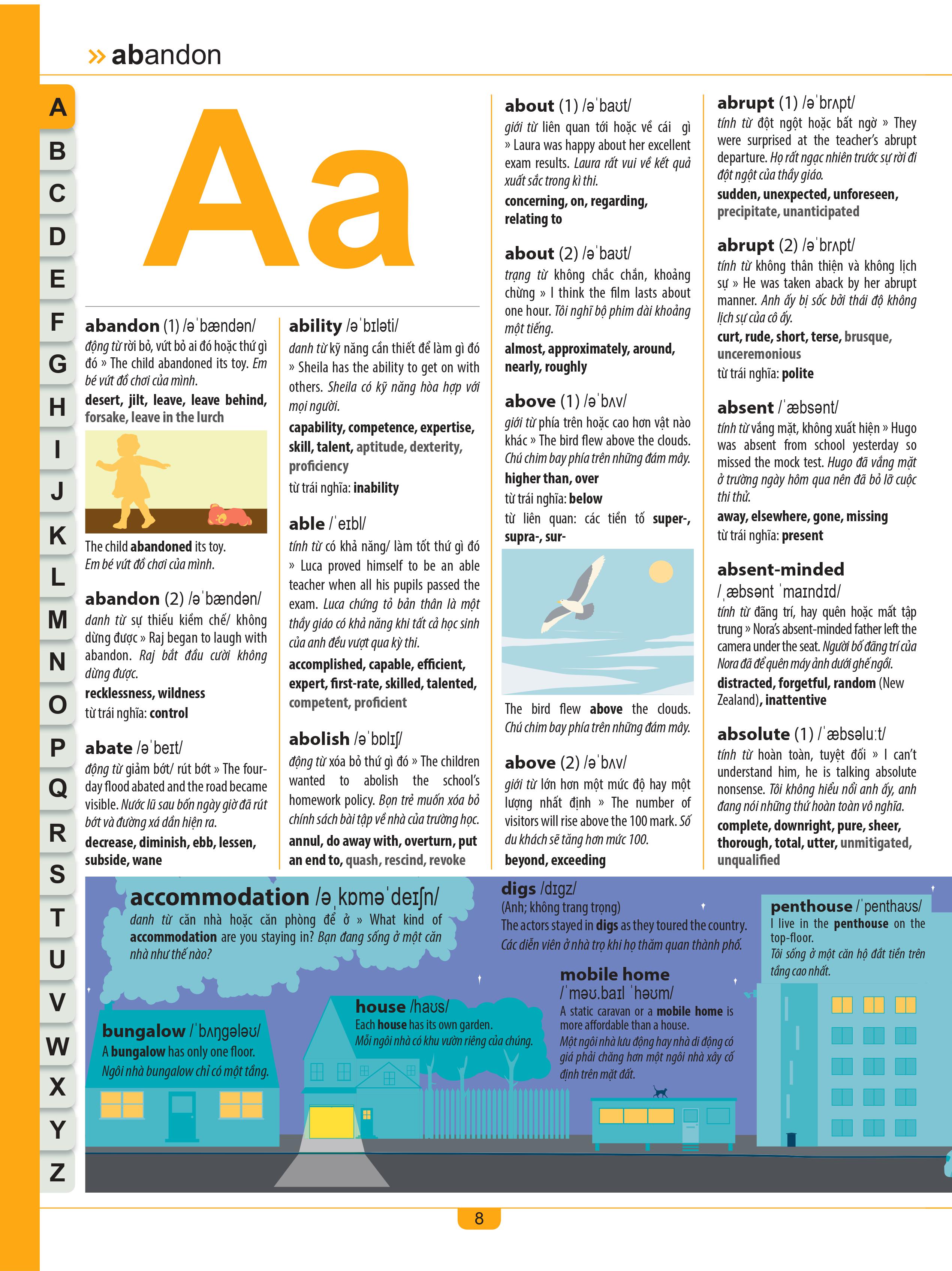 children's illustrated thesaurus - từ điển đồng nghĩa dành cho trẻ em