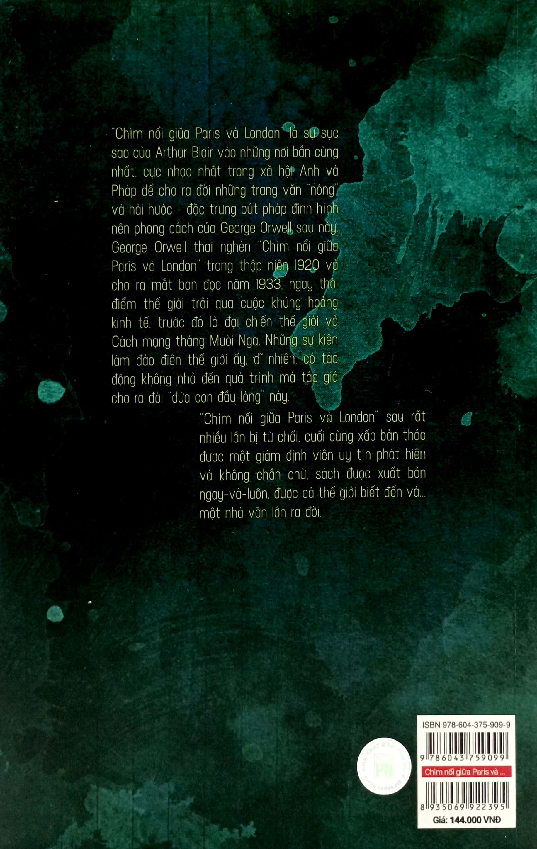 chìm nổi giữa paris và london - down and out in paris and london